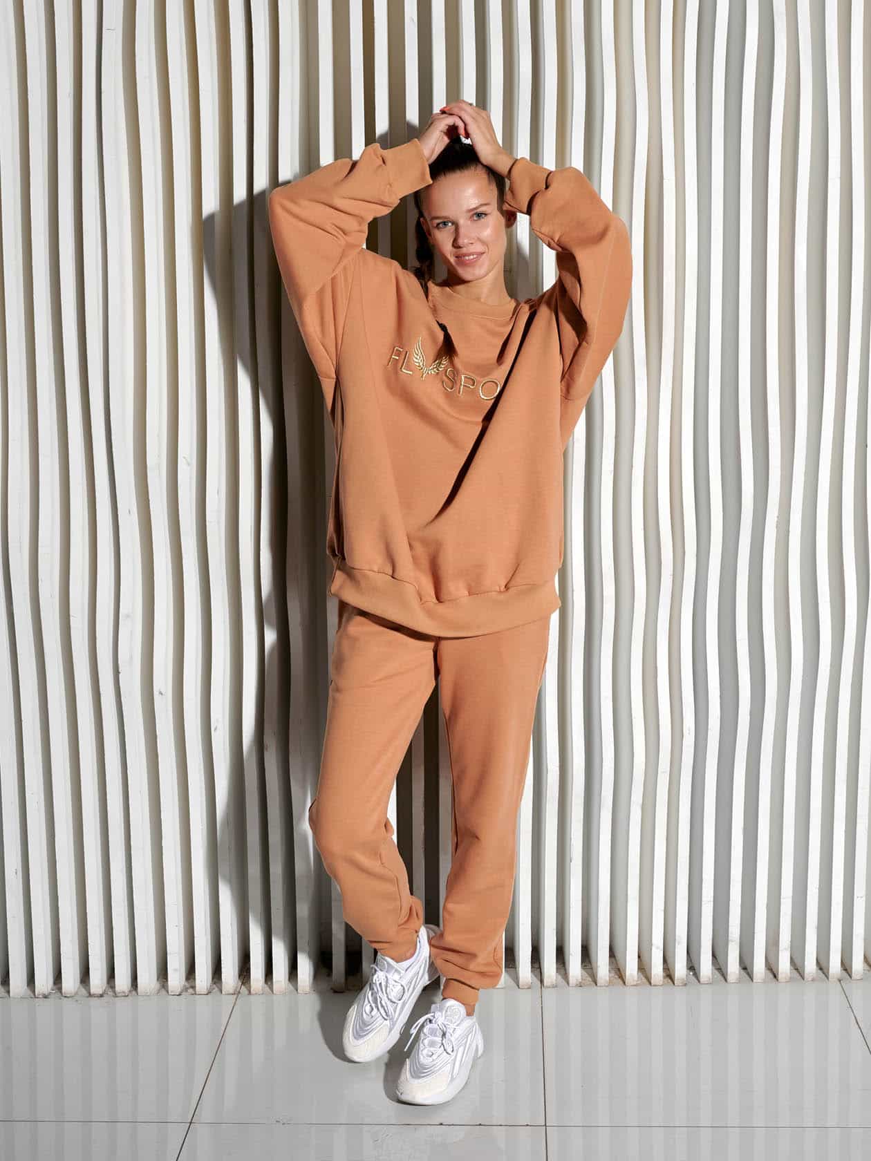 Tracksuit oversized SKU 0086-1, Women's tracksuits, photo 1
