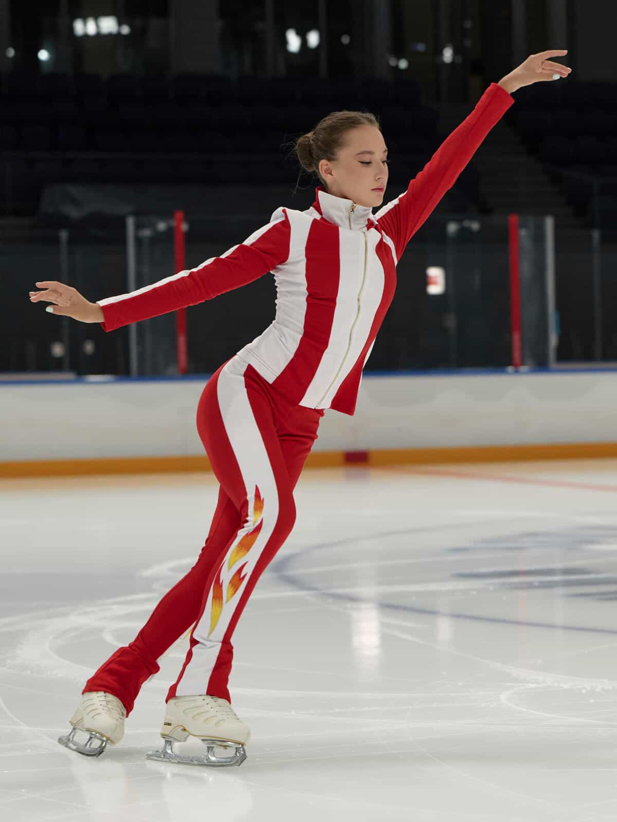 Ice Suit flame of fire SKU 0344, Figure skating costumes, photo 1