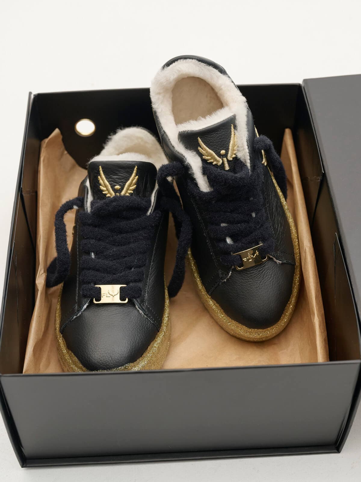 Sneakers gold SKU 0363-9, photo 1