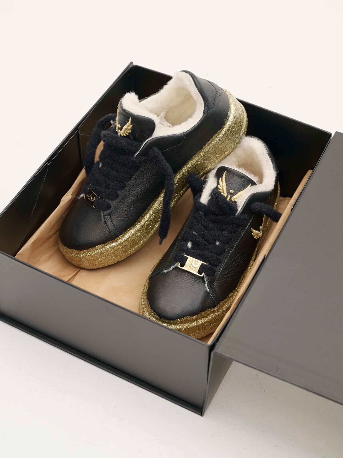 Sneakers gold SKU 0363-9, photo 2