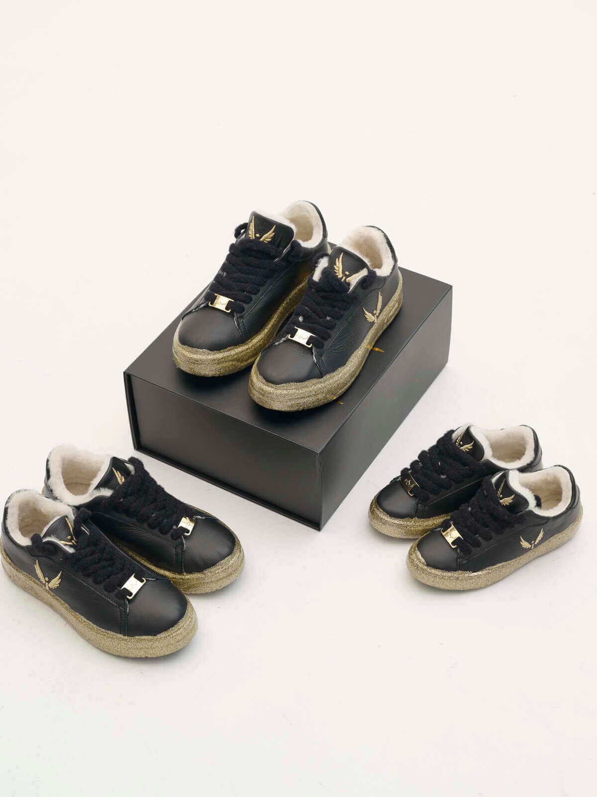 Sneakers gold SKU 0363-9, photo 3