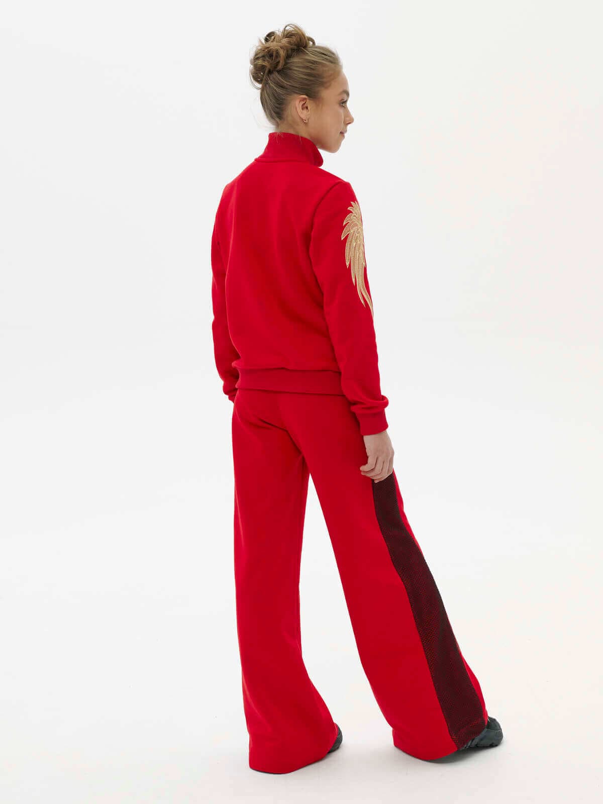 TRACKSUIT Red with black mesh SKU 0484-1, photo 7