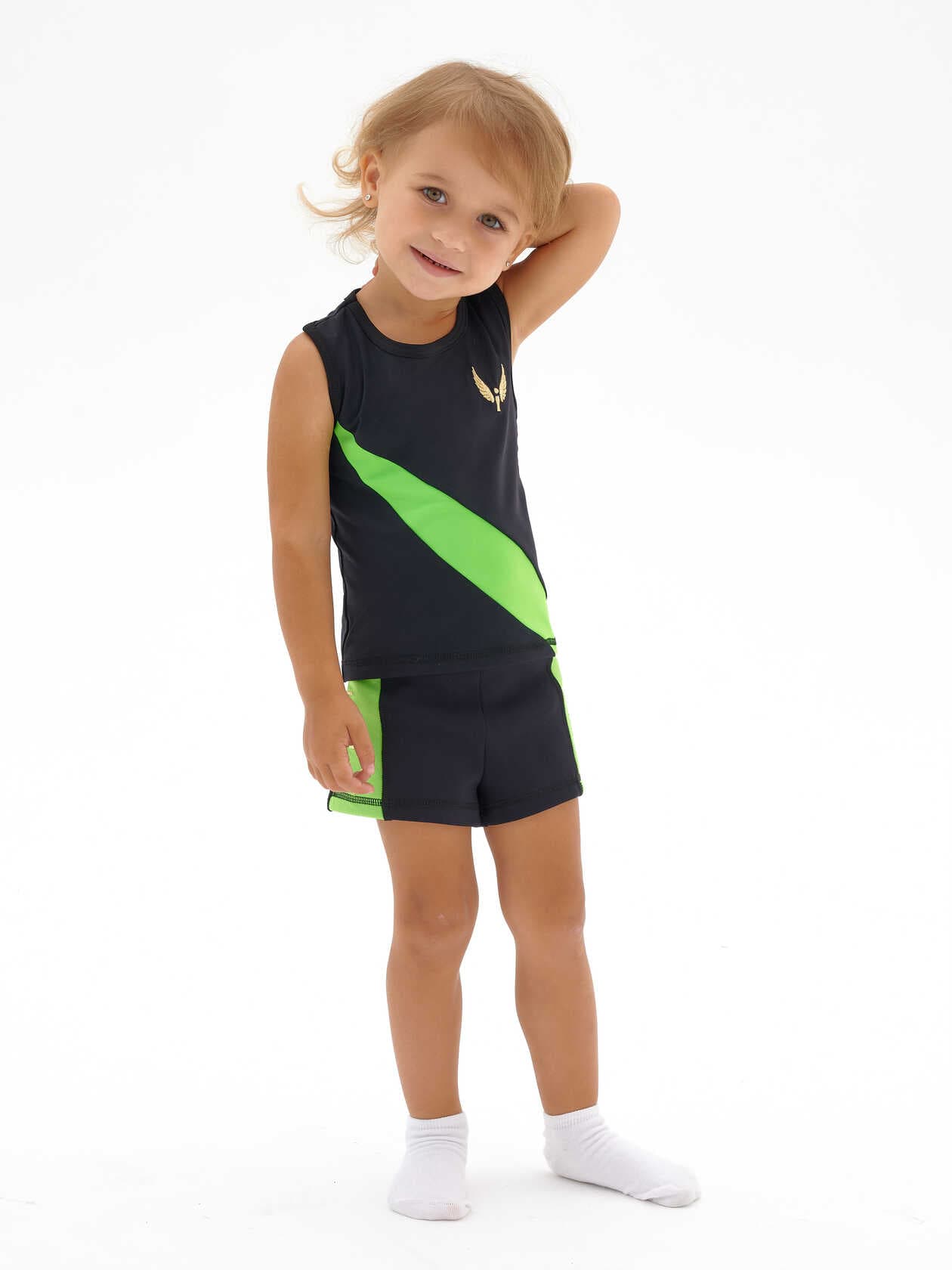Green panel two-piece set SKU 0132, photo 2