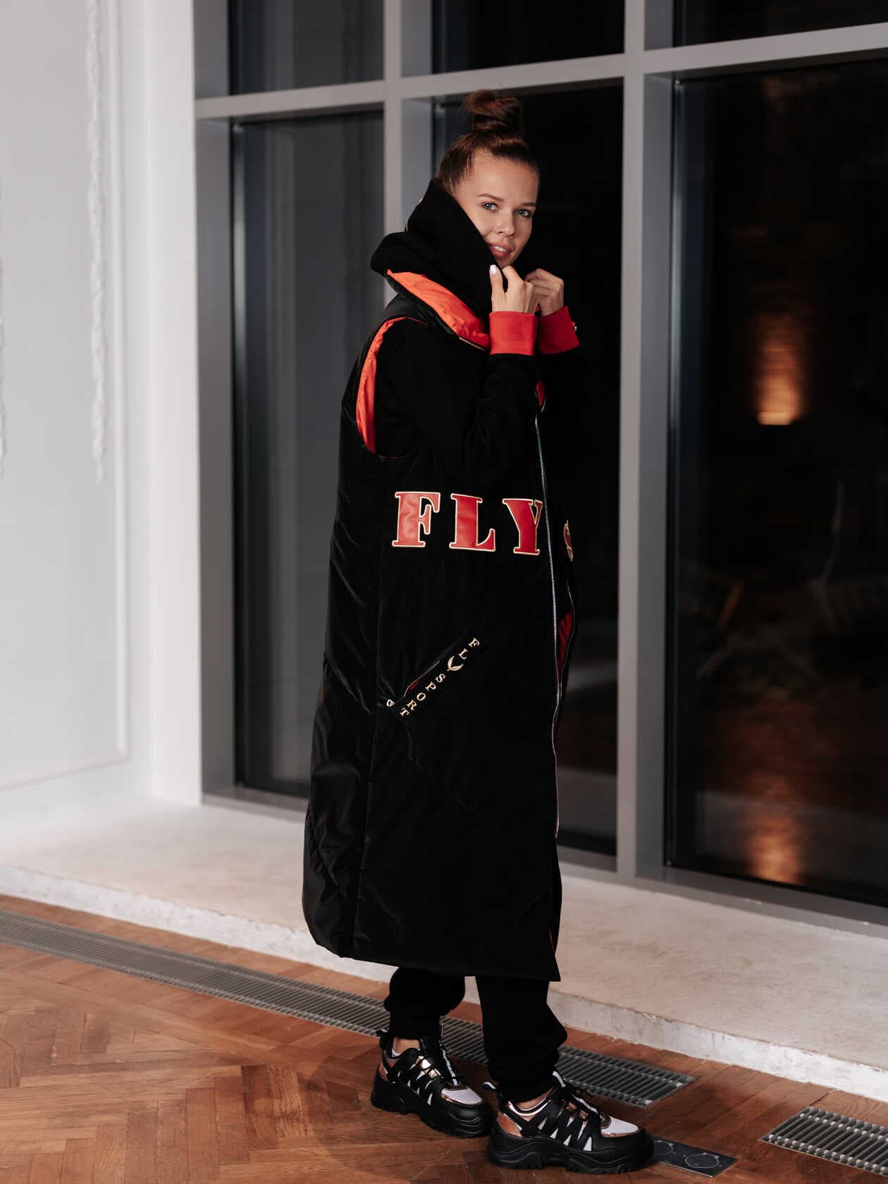 Oversized long down vest SKU 0045, photo 8