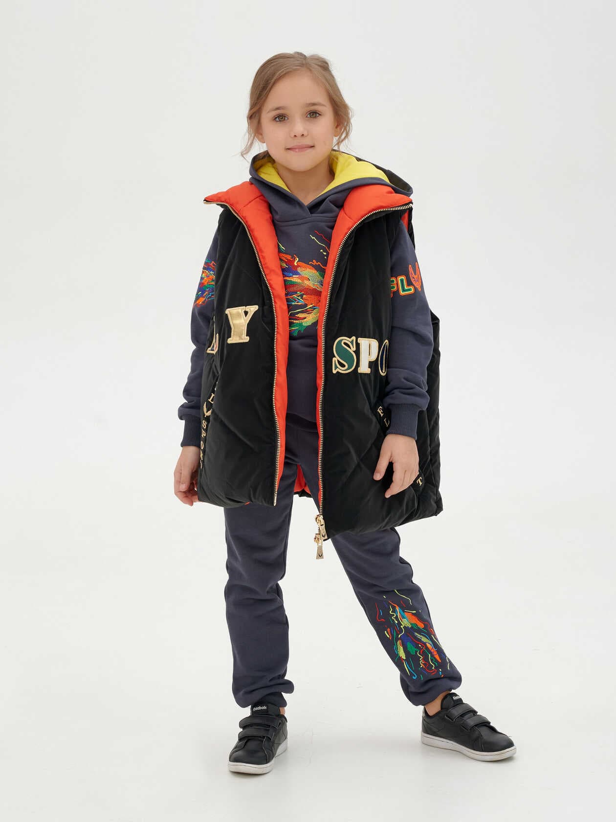Vest with brightly coloured letters SKU 0081, photo 1