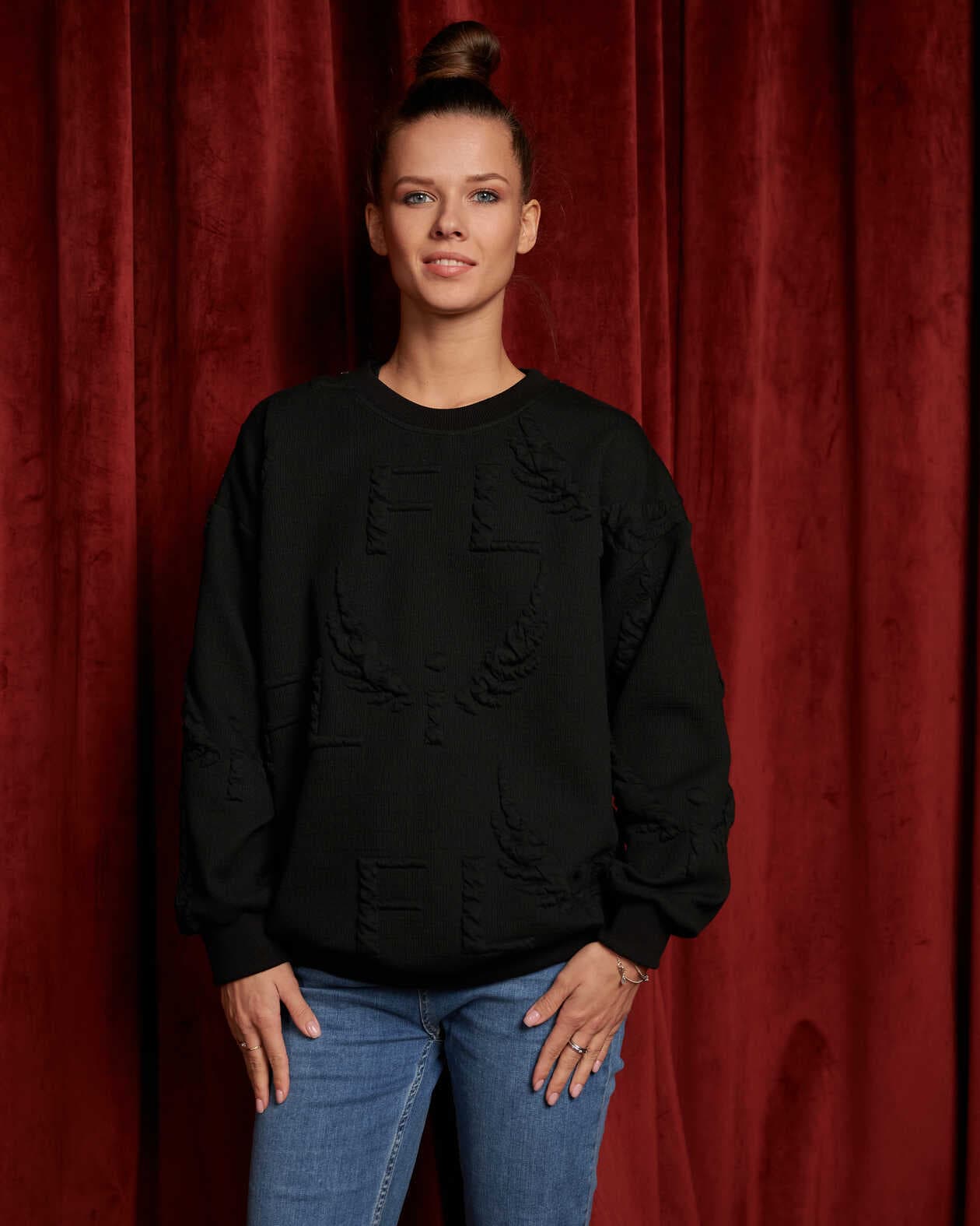Oversized sweatshirt 3D SKU 0069, photo 1