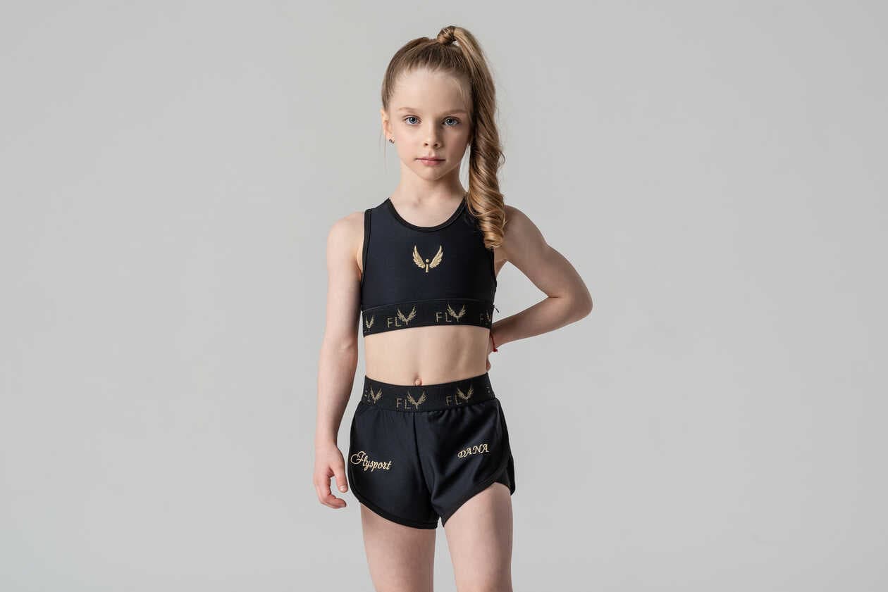 Double layer shorts made of Italian sports mesh fabric SKU 0005, photo 1