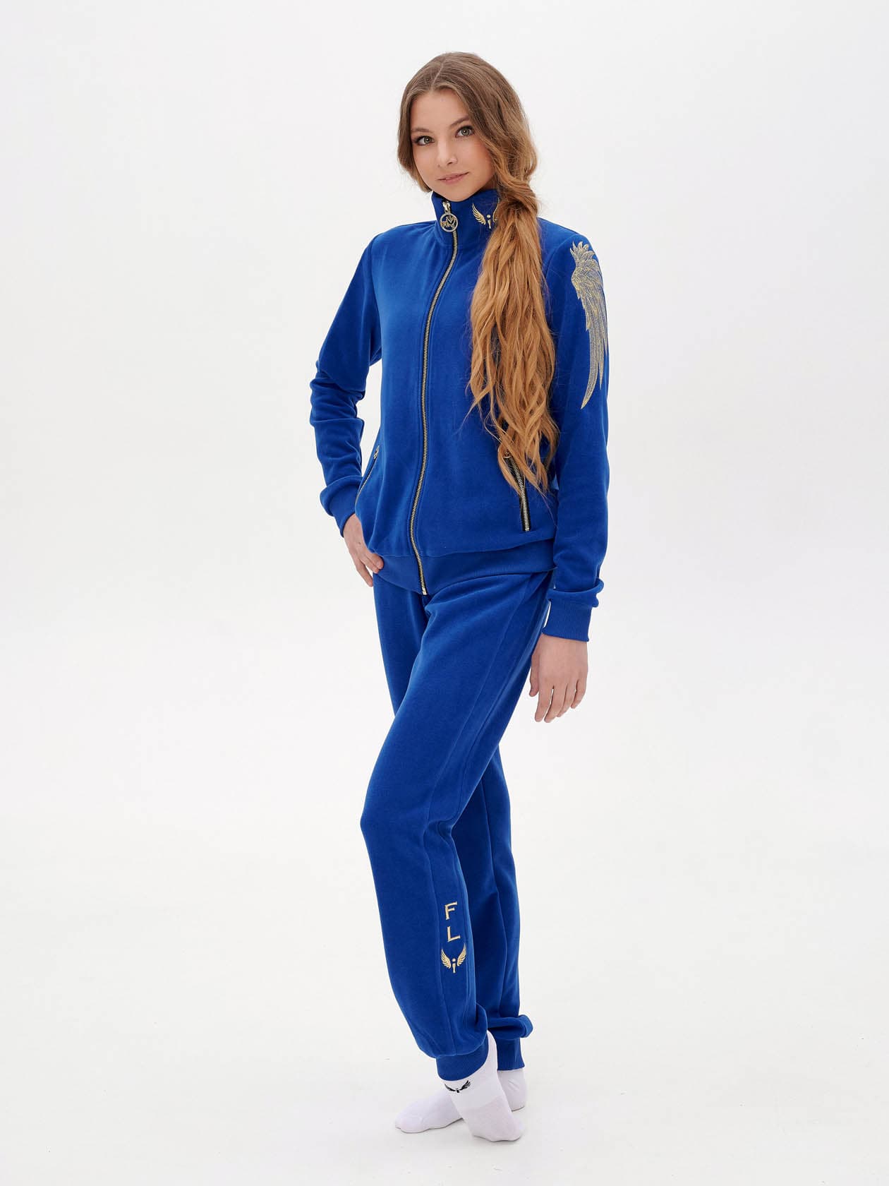 Tracksuit "Vasilkovyi" ("Cornflower blue") SKU 0126-1, photo 8
