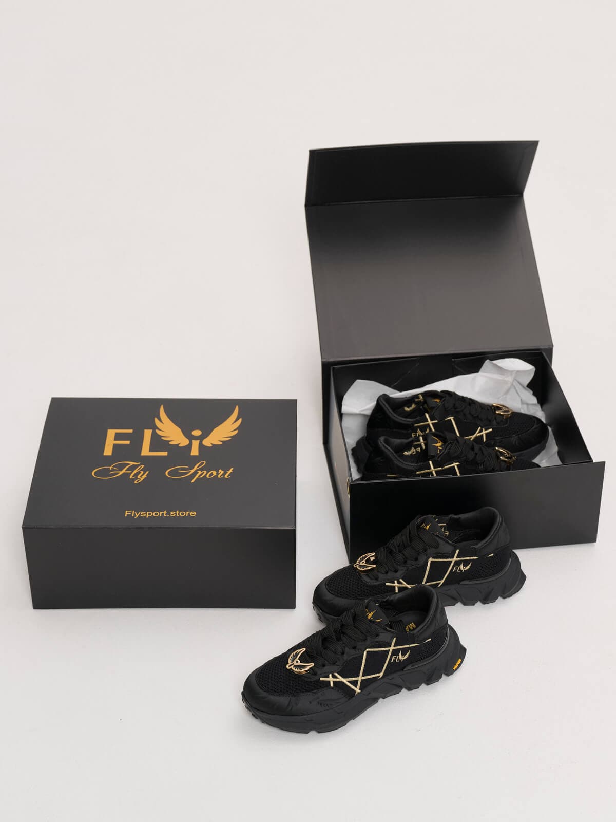 Sneakers black S-LINE SKU 0301, photo 1