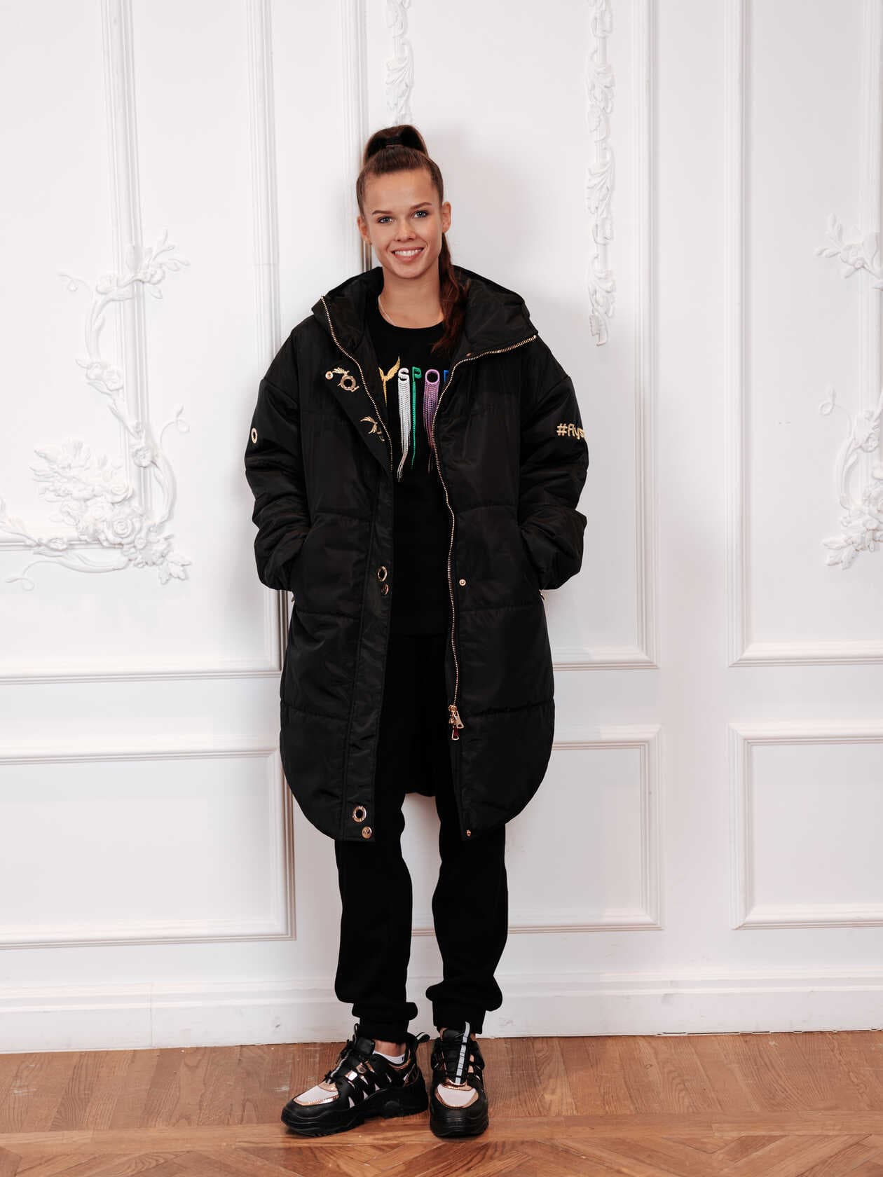 hoodied puffer coat SKU 0048-1-2, photo 1