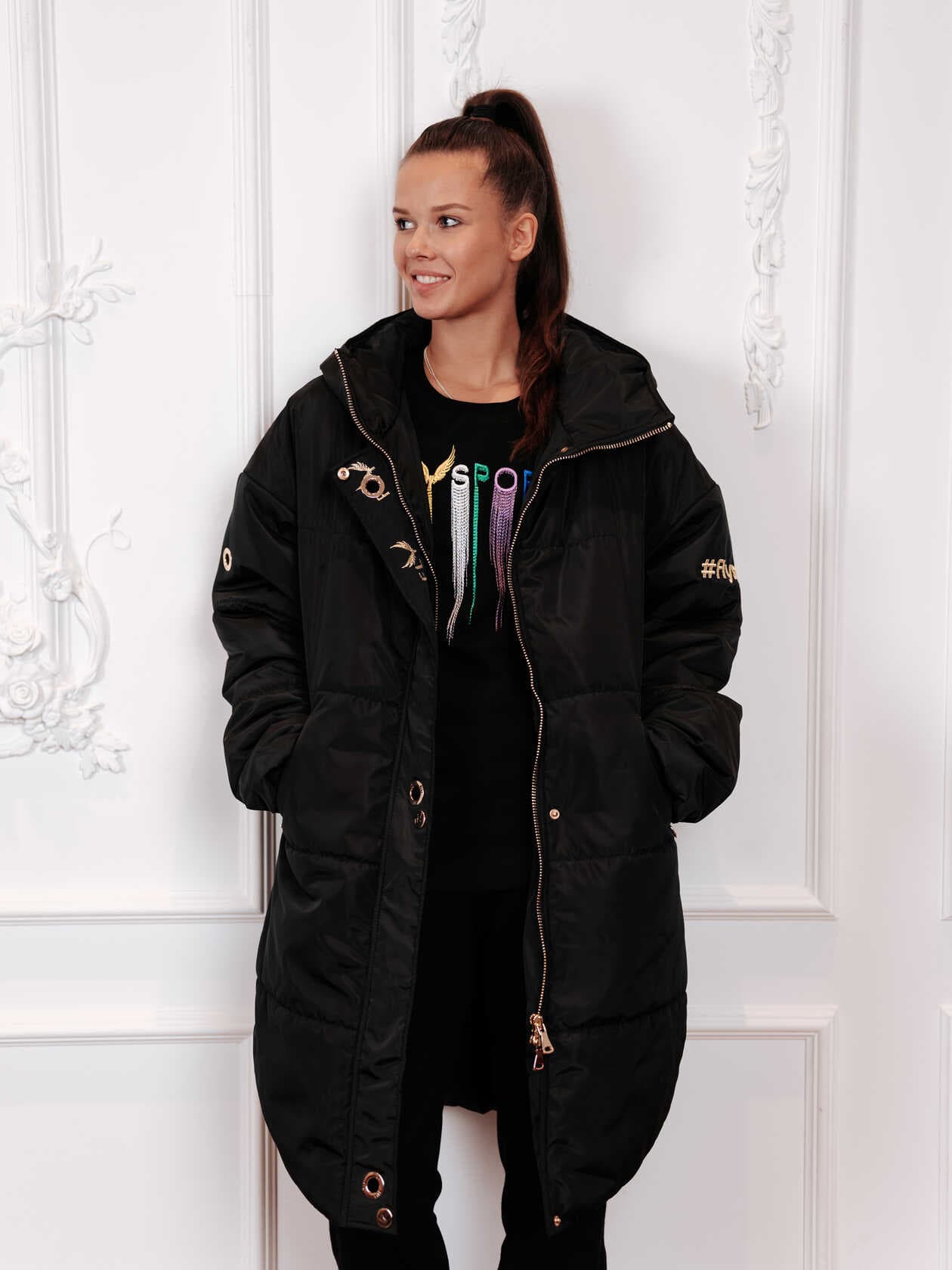 hoodied puffer coat SKU 0048-1-2, photo 2