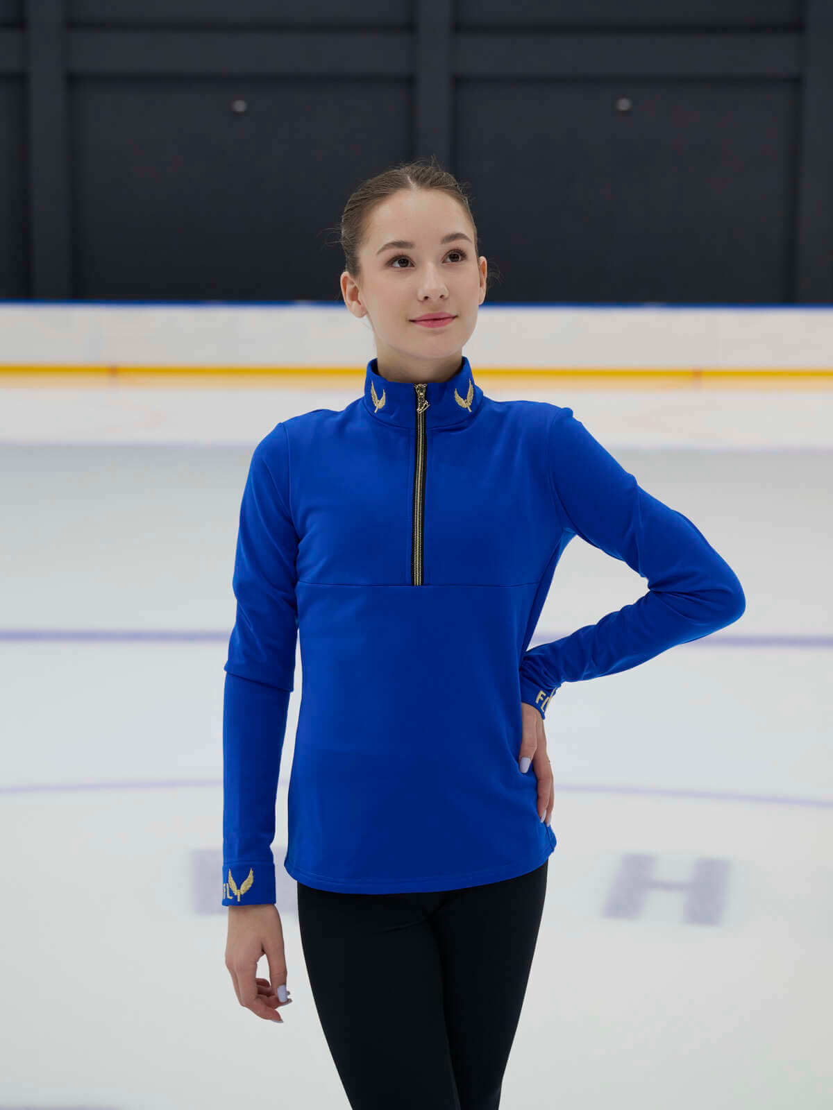 Лонгслив на молнии - 0294