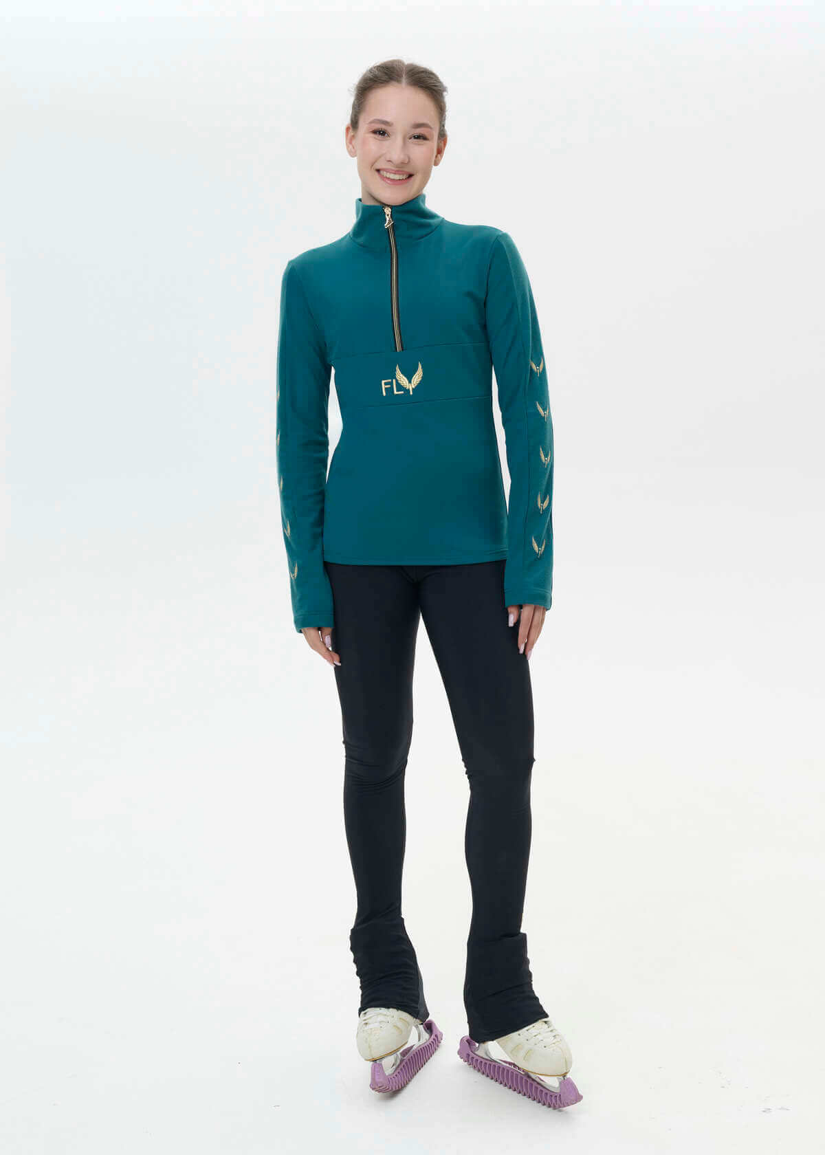 Лонгслив на молнии - 0408