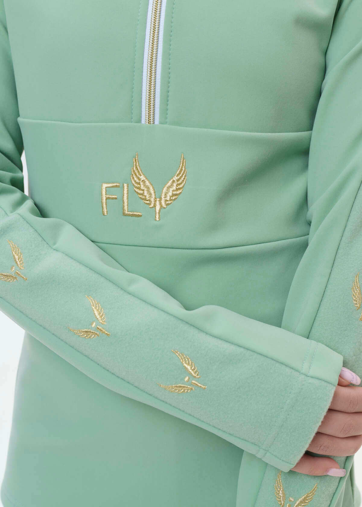 Лонгслив на молнии - 0408