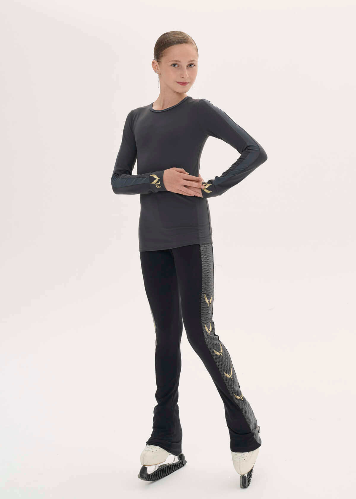 Комплект с лонгсливом Grey - 0450