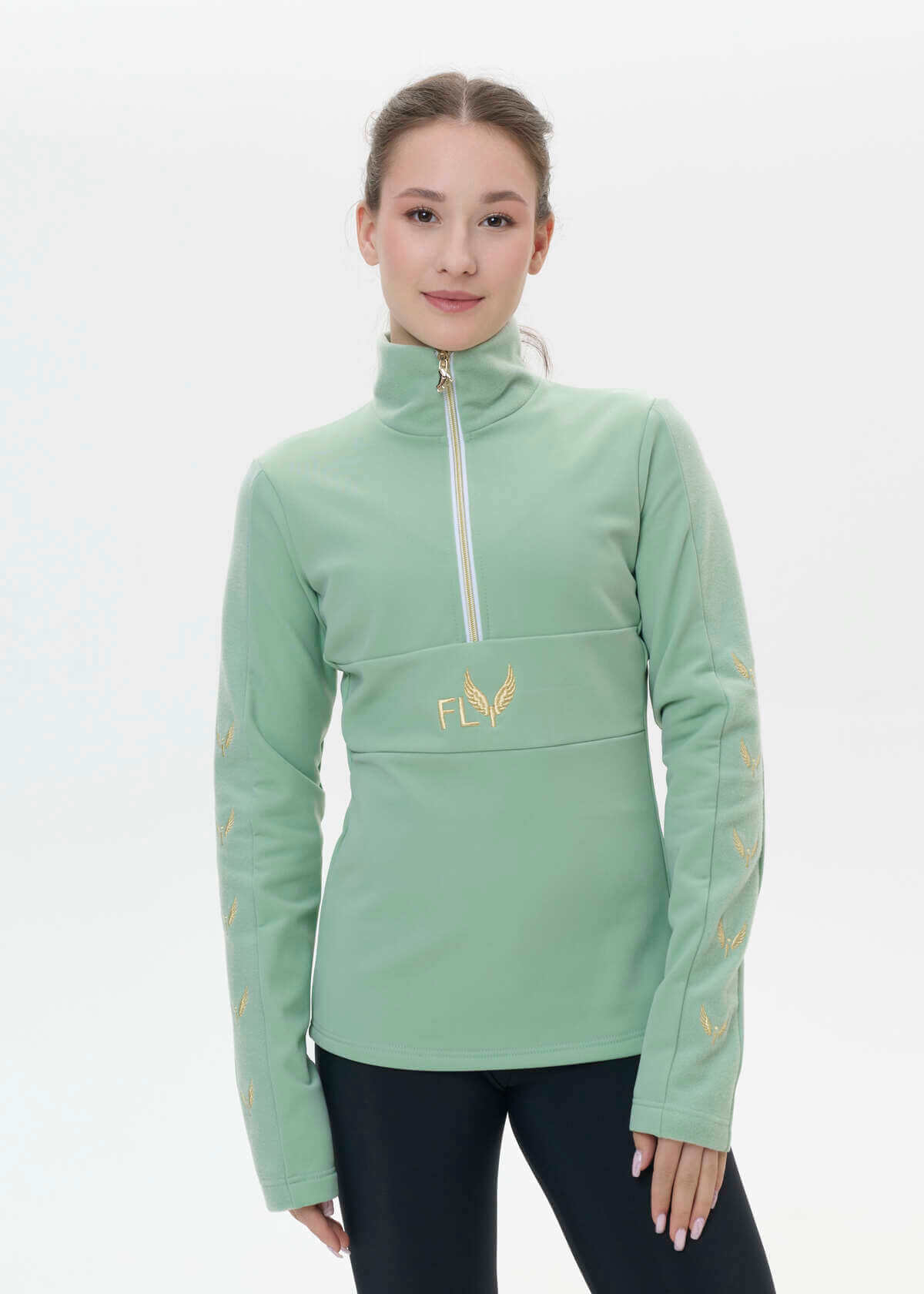 Лонгслив на молнии - 0408