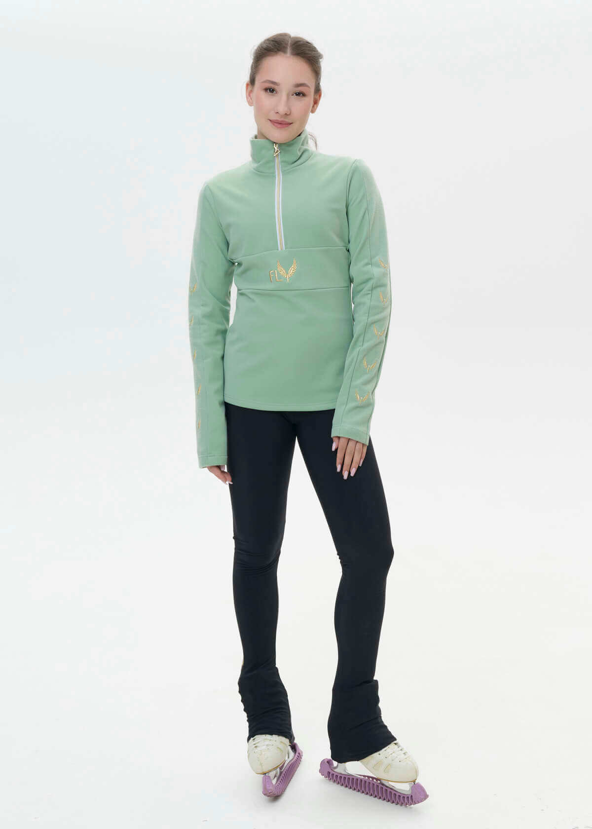 Лонгслив на молнии - 0408