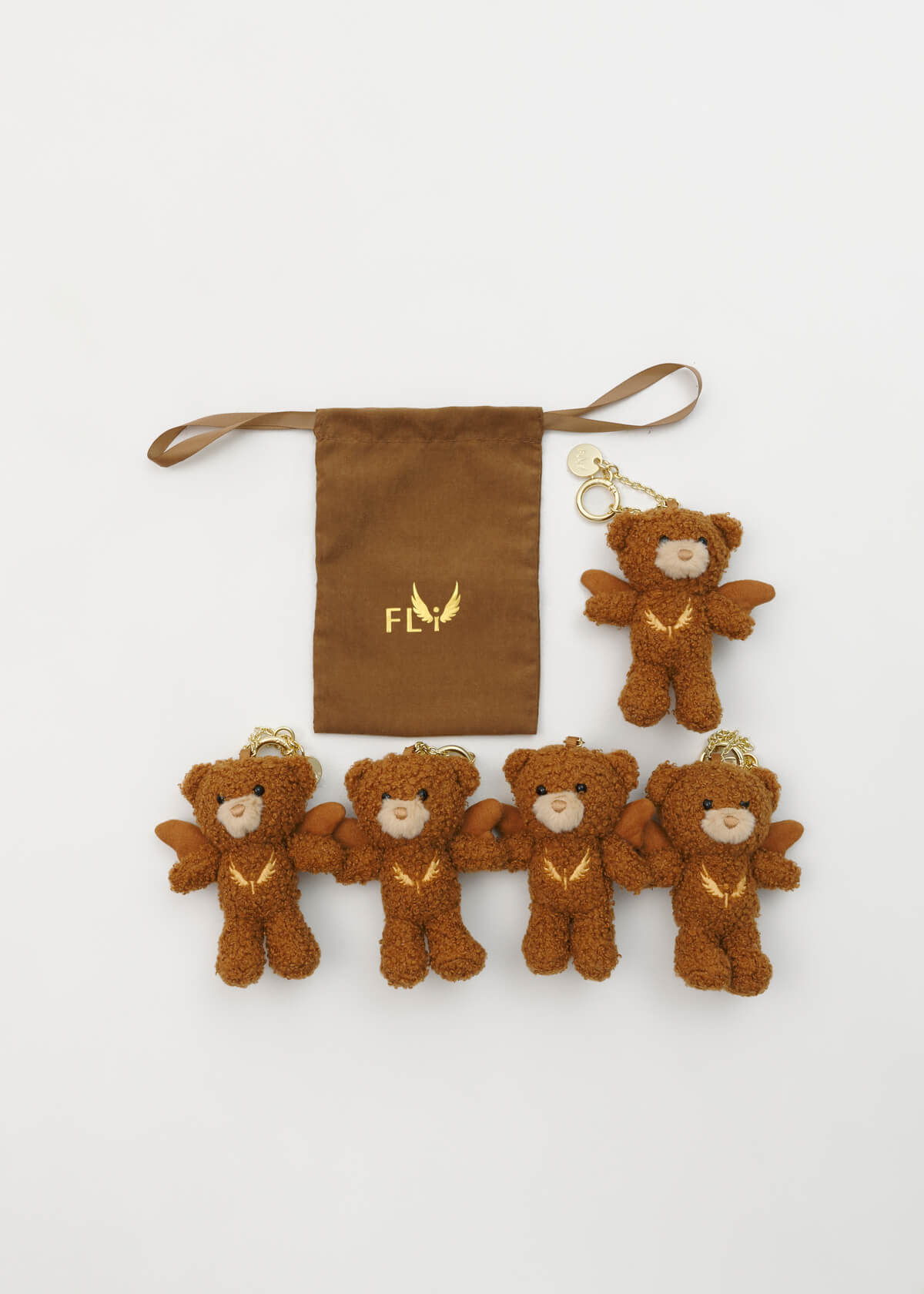 Брелоки Мишка с крыльями - 0479